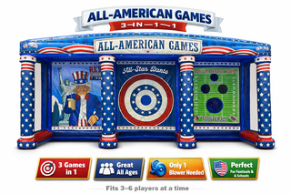 <p style='text-align: center; font-family: Arial, sans-serif;'>
  <span style='font-size: 22px; font-weight: bold; color: #ff6600;'>
  All American 3-in-1 Games
  </span><br>
  <span style='font-size: 14px; font-weight: bold; color: #0080ff;'>
  
  </span>
</p>
