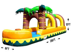 R107 - Aloha Tropical Slip N Slide with Pool (Family Friendly) <p><strong><span style='color: #ff00ff;'>Watch Video Inside</span></strong></p>