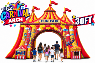 <p style='text-align: center; font-family: Arial, sans-serif;'>
  <span style='font-size: 22px; font-weight: bold; color: #ff6600;'>
    The Carnival Arch Entrance / Photo Ops
  </span><br>
  <span style='font-size: 13px; font-weight: bold; color: #ff00ff;'>
    🎥 Watch Video Inside.- R51
  </span>
</p>
