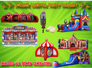 🎡🎉 Awesome Miami Carnival Party Package – SAVE $420! 🎉🎡 *Power Included