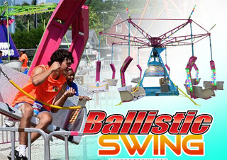 Ballistic Swing Ride <br>Price Based On 3 Hours Of Service - Professional Trained Operator Included <p><strong><span style='color: #ff00ff;'>Watch Video Inside</span></strong></p>