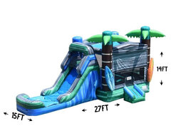 R20 - Beach "Playero" Bounce House With Slide (Wet or Dry)Watch Video Inside