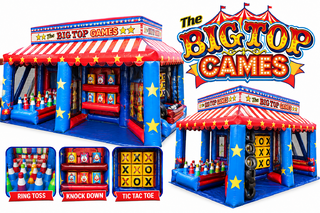 <p style='text-align: center; font-family: Arial, sans-serif;'>
  <span style='font-size: 22px; font-weight: bold; color: #ff6600;'>
  6 in 1 The Big Top Games 
  </span><br>
  <span style='font-size: 14px; font-weight: bold; color: #0080ff;'>
    🎥 Watch the video below! - R99
  </span>
</p>
