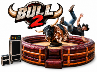 <p style='text-align: center; font-family: Arial, sans-serif;'>
  <span style='font-size: 22px; font-weight: bold; color: #ff6600;'>
    Mechanical Bull 2
  </span><br>
  <span style='font-size: 14px; font-weight: bold; color: #0080ff;'>
 Includes Trained Operator – 🎥 Watch the video below!
  </span>
</p>

