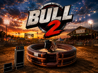 <p style='text-align: center; font-family: Arial, sans-serif;'>
  <span style='font-size: 22px; font-weight: bold; color: #ff6600;'>
    Mechanical Bull 2
  </span><br>
  <span style='font-size: 14px; font-weight: bold; color: #0080ff;'>
 Includes Trained Operator – 🎥 Watch the video below!
  </span>
</p>
