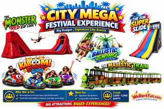 City Mega Festival Experience, rental from We Rent Fun