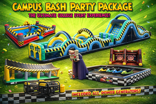 <p style='text-align: center; font-family: Arial, sans-serif;'>
  <span style='font-size: 22px; font-weight: bold; color: #ff6600;'>
    Campus Bash Party Package – The Ultimate College Event Experience! 🎉🔥
  </span><br>
  <span style='font-size: 14px; font-weight: bold; color: #0080ff;'>
    SAVE $450! *Power Included*
  </span>
</p>

