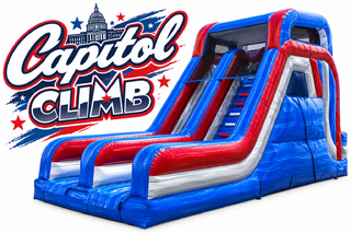 <p style='text-align: center; font-family: Arial, sans-serif;'>
  <span style='font-size: 22px; font-weight: bold; color: #ff6600;'>
    20Ft The Capitol Climb Slide
  </span><br>
  <span style='font-size: 14px; font-weight: bold; color: #0080ff;'>
    🎥 Watch the video below! – Dry – R64
  </span><br>
  <span style='font-size: 14px; font-weight: bold; color: green;'>
    ✅ Free Delivery & Setup
  </span>
</p>
