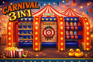 <p style='text-align: center; font-family: Arial, sans-serif;'>
  <span style='font-size: 22px; font-weight: bold; color: #ff6600;'>
    Carnival 3 In 1
  </span><br>
  <span style='font-size: 14px; font-weight: bold; color: #0080ff;'>
    🎥 Watch the video below! - R200
  </span>
</p>
