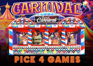 G36 -The Grand Carnival Inflatable (Carnival Game) with 4 Carnival Games <p><strong><span style='color: #ff00ff;'>Watch Video Inside</span></strong></p>
