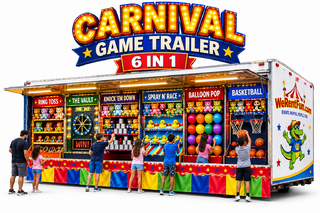 Carnival 6 in 1 Game Trailer, rental from We Rent Fun