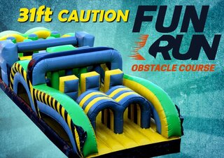 R43 - 31' Caution Fun Run Obstacle Course (B)