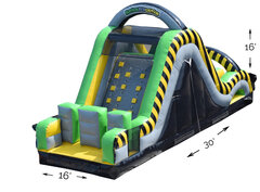 R44 - 30FT Caution Radical Rock Climb Slide (C) <p><strong><span style='color: #ff00ff;'>Watch Video Inside</span></strong></p>