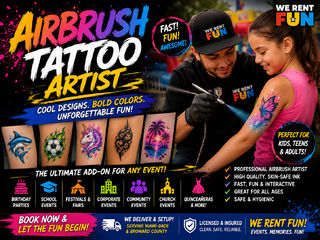 Air-Brush Tattoos Artist 