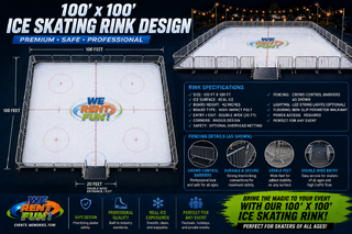 <p style='text-align: center; font-family: Arial, sans-serif;'>
  <span style='font-size: 22px; font-weight: bold; color: #ff6600;'>
 Portable Ice Rink with Fencing 
  </span><br>
  <span style='font-size: 14px; font-weight: bold; color: #0080ff;'>
    🎥 Watch the video below! 
  </span>
</p>
