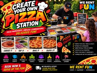 Create your own Pizza Station 