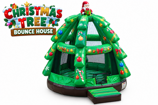 <p style='text-align: center; font-family: Arial, sans-serif;'>
  <span style='font-size: 22px; font-weight: bold; color: #ff6600;'>
    Christmas Tree Bounce House
  </span><br>
  <span style='font-size: 14px; font-weight: bold; color: #0080ff;'>
    🎥 Watch the video below! – S91
  </span>
</p>
