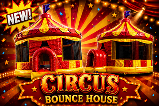 <p style='text-align: center; font-family: Arial, sans-serif;'>
  <span style='font-size: 22px; font-weight: bold; color: #ff6600;'>
    Circus Bounce House 
  </span><br>
  <span style='font-size: 14px; font-weight: bold; color: #0080ff;'>
    
  </span>
</p>
