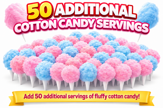 Cotton Candy supplies for 50 people (One Flavor per package)