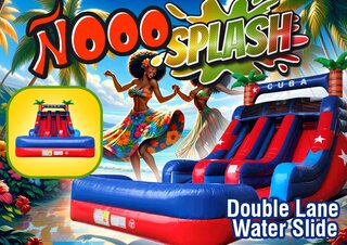 
  
  22Ft Ñoooo Splash Double Lane Water Slide
  
  
    🎥 Watch the video below! 
  

