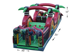R48 - 40' JURASSIC PARK DINOSAUR OBSTACLE COURSE (A) <p><strong><span style=