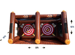 R70- Double Axe Throw Inflatable Rental (Two Players)<p><strong><span style='color: #ff00ff;'>Watch Video Inside</span></strong></p>
