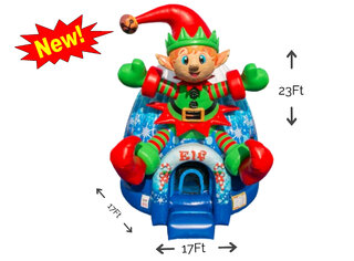 23Ft Tall Elf Bounce House  <p><strong><span style='color: #ff00ff;'>Watch Video Inside</span></strong></p>