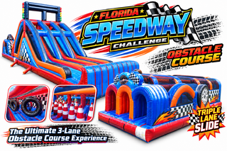 <p style='text-align: center; font-family: Arial, sans-serif;'>
  <span style='font-size: 22px; font-weight: bold; color: #ff6600;'>
    Florida Speedway Challenge
  </span><br>
  <span style='font-size: 14px; font-weight: bold; color: #0080ff;'>
    🏁 The Ultimate 3-Lane Obstacle Course Experience!<br> 🎥 Watch the video below! – R123 + R124
  </span><br>
  <span style='font-size: 14px; font-weight: bold; color: green;'>
    ✅ Free Delivery & Setup
  </span>
</p>

