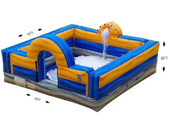 R91- Foam Dance Pit with Machine Integrated - Include 4 Hours Of Foam! Watch Video Inside