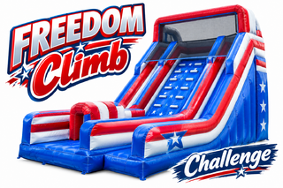 R88 - 24Ft Freedom Climb Challenge – Dual Lane Inflatable Slide