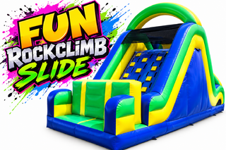 <p style='text-align: center; font-family: Arial, sans-serif;'>
  <span style='font-size: 22px; font-weight: bold; color: #ff6600;'>
    30Ft Radical Rock Climb Slide (C)
  </span><br>
  <span style='font-size: 14px; font-weight: bold; color: #0080ff;'>
    🎥 Watch the video below! – R27/47
  </span><br>
  <span style='font-size: 14px; font-weight: bold; color: green;'>
    ✅ Free Delivery & Setup
  </span>
</p>

