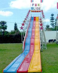Fun Slide  <BR> Price Display Includes 3 hours and Attendant  <p><strong><span style='color: #ff00ff;'>Watch Video Inside</span></strong></p>