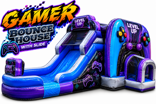 <p style='text-align: center; font-family: Arial, sans-serif;'>
  <span style='font-size: 22px; font-weight: bold; color: #ff6600;'>
    Gamer Bounce House With Slide
  </span><br>
  <span style='font-size: 14px; font-weight: bold; color: #0080ff;'>
    🎥 Watch the video below! – Wet/Dry – R101
  </span>
</p>
