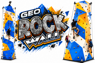 <p style='text-align: center; font-family: Arial, sans-serif;'>
  <span style='font-size: 22px; font-weight: bold; color: #ff6600;'>
    30 Ft The Geo Wall Rock 
  </span><br>
  <span style='font-size: 14px; font-weight: bold; color: #0080ff;'>
    4 climbers At Once – 🎥 Watch the video below!
  </span>
</p>
