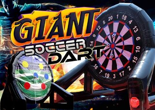 R22 -Giant Soccer Dart <p><strong><span style='color: #ff00ff;'>Watch Video Inside</span></strong></p>