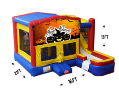 Halloween Bounce House With Slide 3  (Wet/Dry)