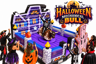 <p style='text-align: center; font-family: Arial, sans-serif;'>
  <span style='font-size: 22px; font-weight: bold; color: #ff6600;'>
    Halloween Mechanical Bull
  </span><br>
  <span style='font-size: 14px; font-weight: bold; color: #0080ff;'>
     Includes Trained Operator – 🎥 Watch the video below! (S-13)
  </span>
</p>
