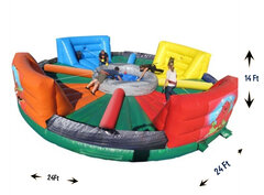 R17 Hungry Hippo Inflatable Game <p><strong><span style='color: #ff00ff;'>Watch Video Inside</span></strong></p>