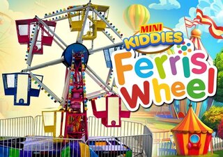 Mini Kiddie Ferris Wheel - accommodate up to 12 children  2 to 8 years old,<p><strong><span style='color: #ff00ff;'>Watch Video Inside</span></strong></p>