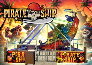 Mechanical Pirate Ship Rental  -12 Person or 6 Adults <p><strong><span style='color: #ff00ff;'>Watch Video Inside</span></strong></p>