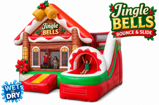 <p style='text-align: center; font-family: Arial, sans-serif;'>
  <span style='font-size: 22px; font-weight: bold; color: #ff6600;'>
   Jingle Bells Bounce & Slide (Wet & Dry) 
  </span><br>
  <span style='font-size: 14px; font-weight: bold; color: #0080ff;'>
    🎥 Watch the video below!  - S29
  </span>
</p>
