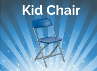 <p><span style='color: #ff00ff;'>(Kids)<br /></span></p> Blue Chair Rental