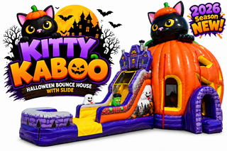 <p style='text-align: center; font-family: Arial, sans-serif;'>
  <span style='font-size: 22px; font-weight: bold; color: #ff6600;'>
    Kitty Kaboo Bounce House With Slide
  </span><br>
  <span style='font-size: 14px; font-weight: bold; color: #0080ff;'>
    🎥 Watch the video below! 
  </span>
</p>
