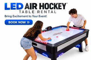 A10 - LED Air Hockey Table <span style='color: #ff00ff;'>Watch Video Inside</span><p></p>
