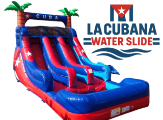 <p style='text-align: center; font-family: Arial, sans-serif;'>
  <span style='font-size: 22px; font-weight: bold; color: #ff6600;'>
  20Ft La Cubana Water Slide
  </span><br>
  <span style='font-size: 14px; font-weight: bold; color: #0080ff;'>
    🎥 Watch the video below! 
  </span>
</p>
