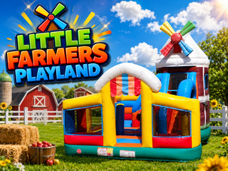 <p style='text-align: center; font-family: Arial, sans-serif;'>
  <span style='font-size: 22px; font-weight: bold; color: #ff6600;'>
Little Farmers Playland With Slide Inside  (5 & under)
  </span><br>
  <span style='font-size: 14px; font-weight: bold; color: #0080ff;'>
    🎥 Watch the video below! (S17)
  </span>
</p>
