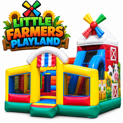<p style='text-align: center; font-family: Arial, sans-serif;'>
  <span style='font-size: 22px; font-weight: bold; color: #ff6600;'>
Little Farmers Playland With Slide Inside  (5 & under)
  </span><br>
  <span style='font-size: 14px; font-weight: bold; color: #0080ff;'>
    🎥 Watch the video below! (S17)
  </span>
</p>
