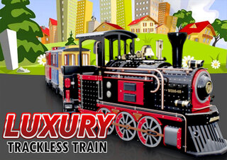 Luxury Trackless Train <br>Price Display Includes 3 hours and Attendant <p><strong><span style='color: #ff00ff;'>Watch Video Inside</span></strong></p>