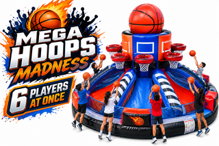 <p style='text-align: center; font-family: Arial, sans-serif;'>
  <span style='font-size: 22px; font-weight: bold; color: #ff6600;'>
   Mega Hoops Madness (6 Players of High-Energy Fun!) 
  </span><br>
  <span style='font-size: 14px; font-weight: bold; color: #0080ff;'>
    🎥 Watch the video below! – R37
  </span><br>
  <span style='font-size: 14px; font-weight: bold; color: green;'>
    ✅ Free Delivery & Setup
  </span>
</p>