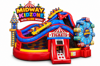 <p style='text-align: center; font-family: Arial, sans-serif;'>
  <span style='font-size: 22px; font-weight: bold; color: #ff6600;'>
    Midway KidZone With Slide Inside
  </span><br>
  <span style='font-size: 14px; font-weight: bold; color: #0080ff;'>
    🎥 Watch the video below! – Wet/Dry – R25
  </span><br>
  <span style='font-size: 14px; font-weight: bold; color: green;'>
    ✅ Free Delivery & Setup
  </span>
</p>

